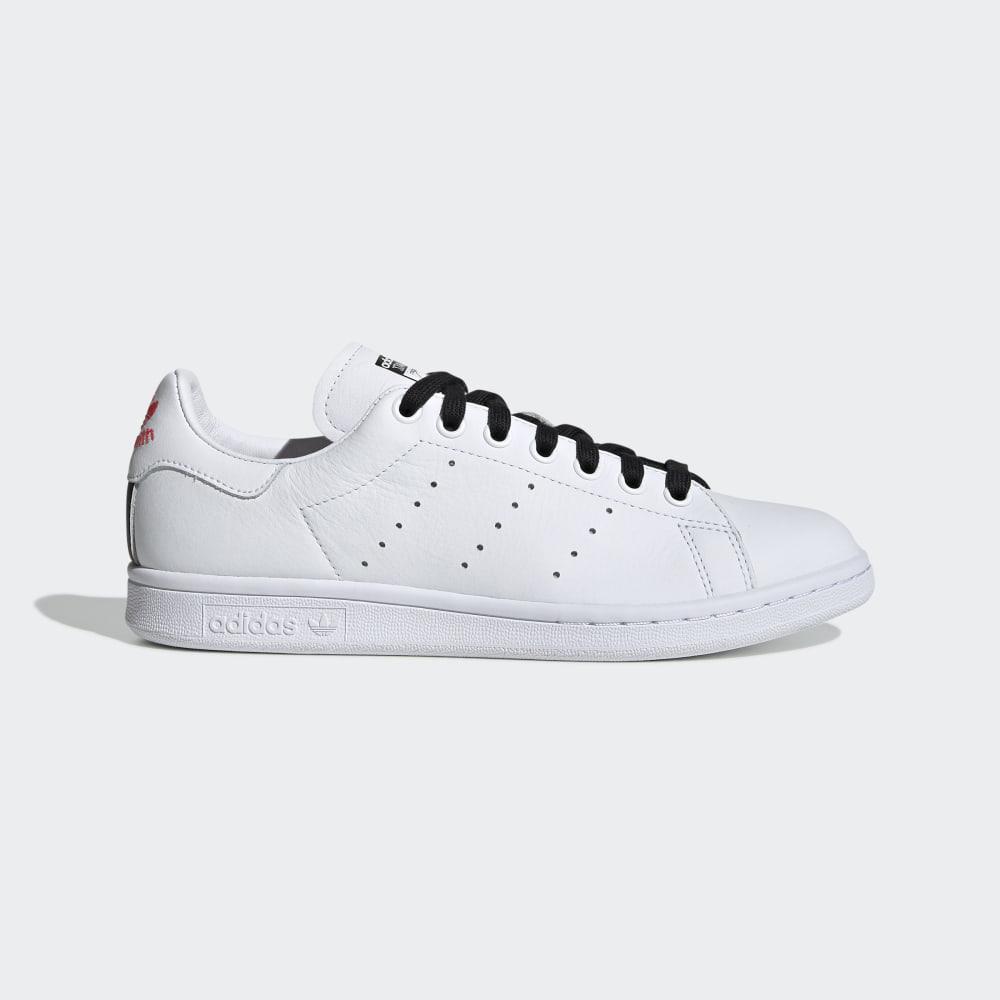 Adidas Women's Stan Smith Originals Shoes White/Black Ireland EE5305